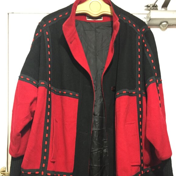 VINTAGE SPENCER DOUGLAS WOOL BLEND OVERSIZED JACKETS SIZE M/L/XL - Picture 1 of 14